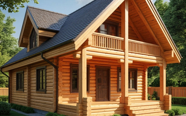 Дом из бруса своими руками