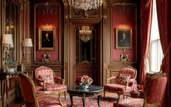 Викторианский стиль в интерьере