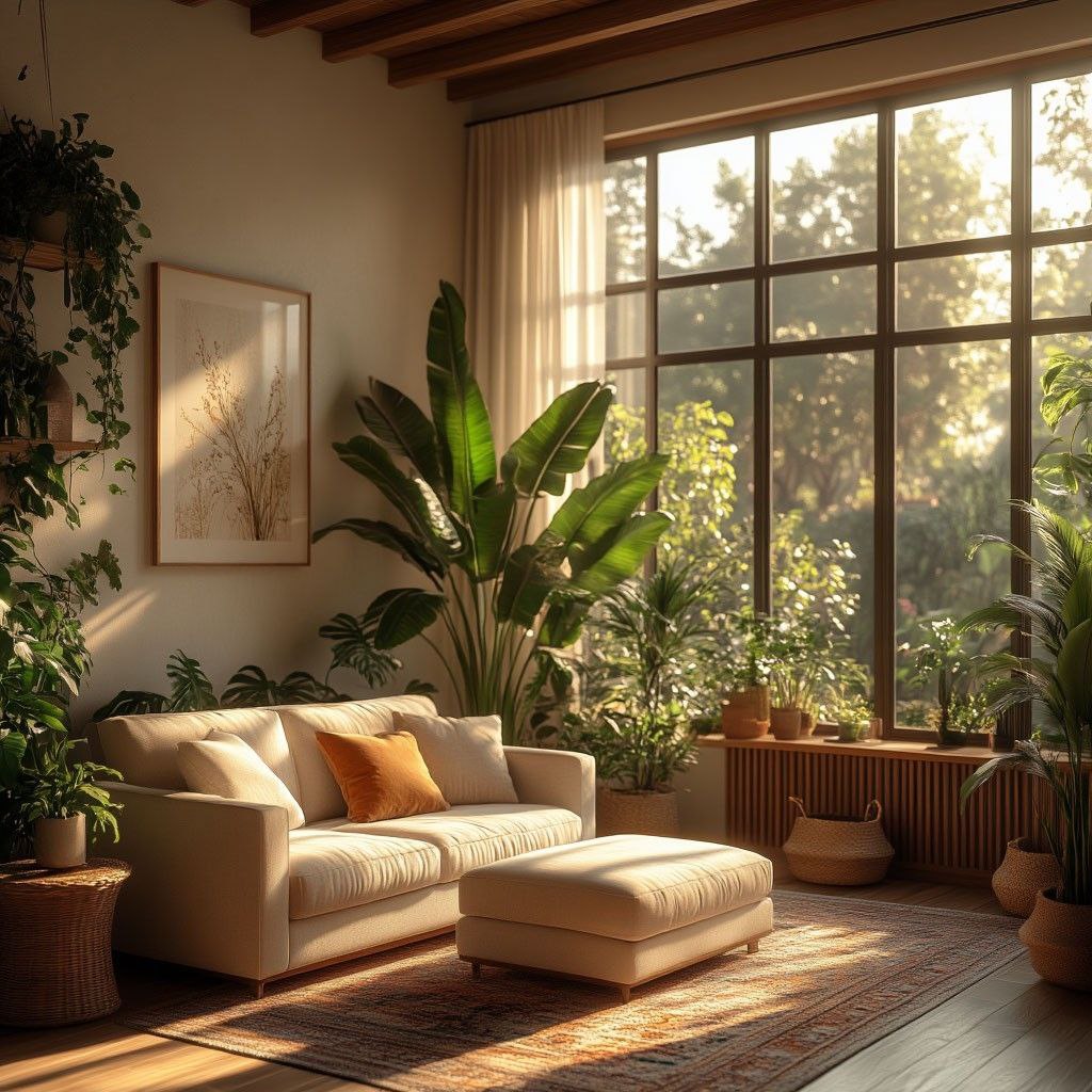 Биофильный дизайн интерьера