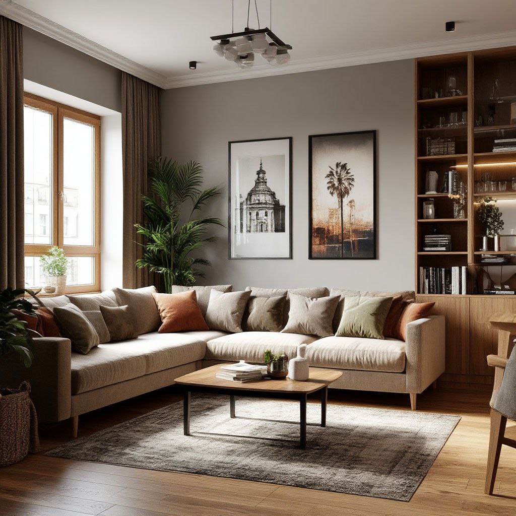 Дизайн маленькой гостиной