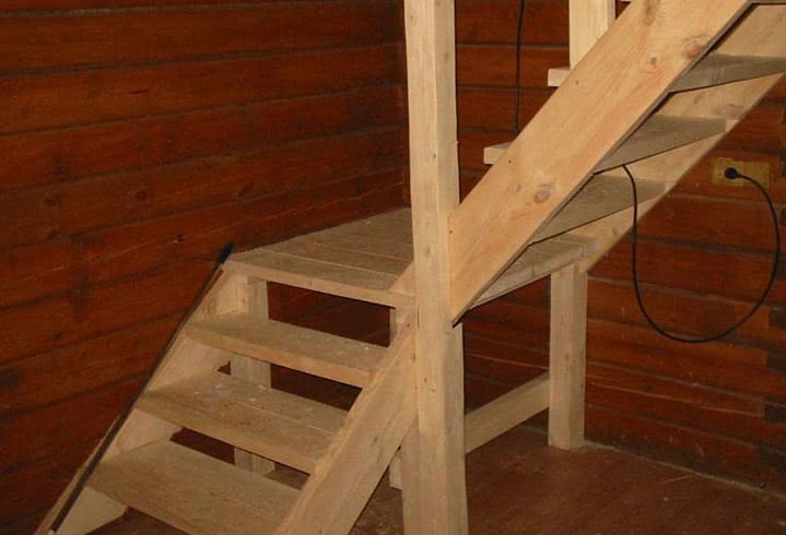 Устройство деревянной лестницы
